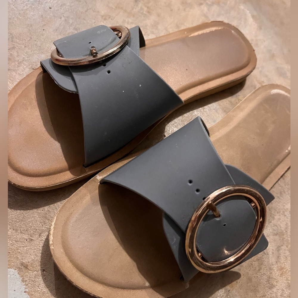 Buckled sandals